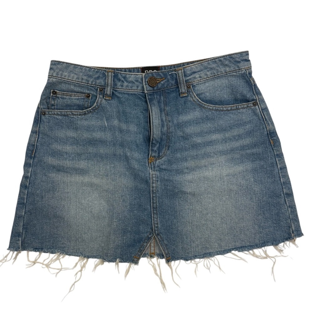 BDG Denim  Mini Skirt with Frayed Hem Size S